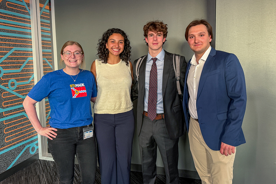 SLU Student Wins Audience Choice Award at Regional Pitch Competition