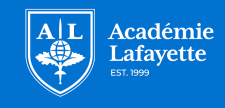 Academie Lafayette Logo with a shield and Established 1999