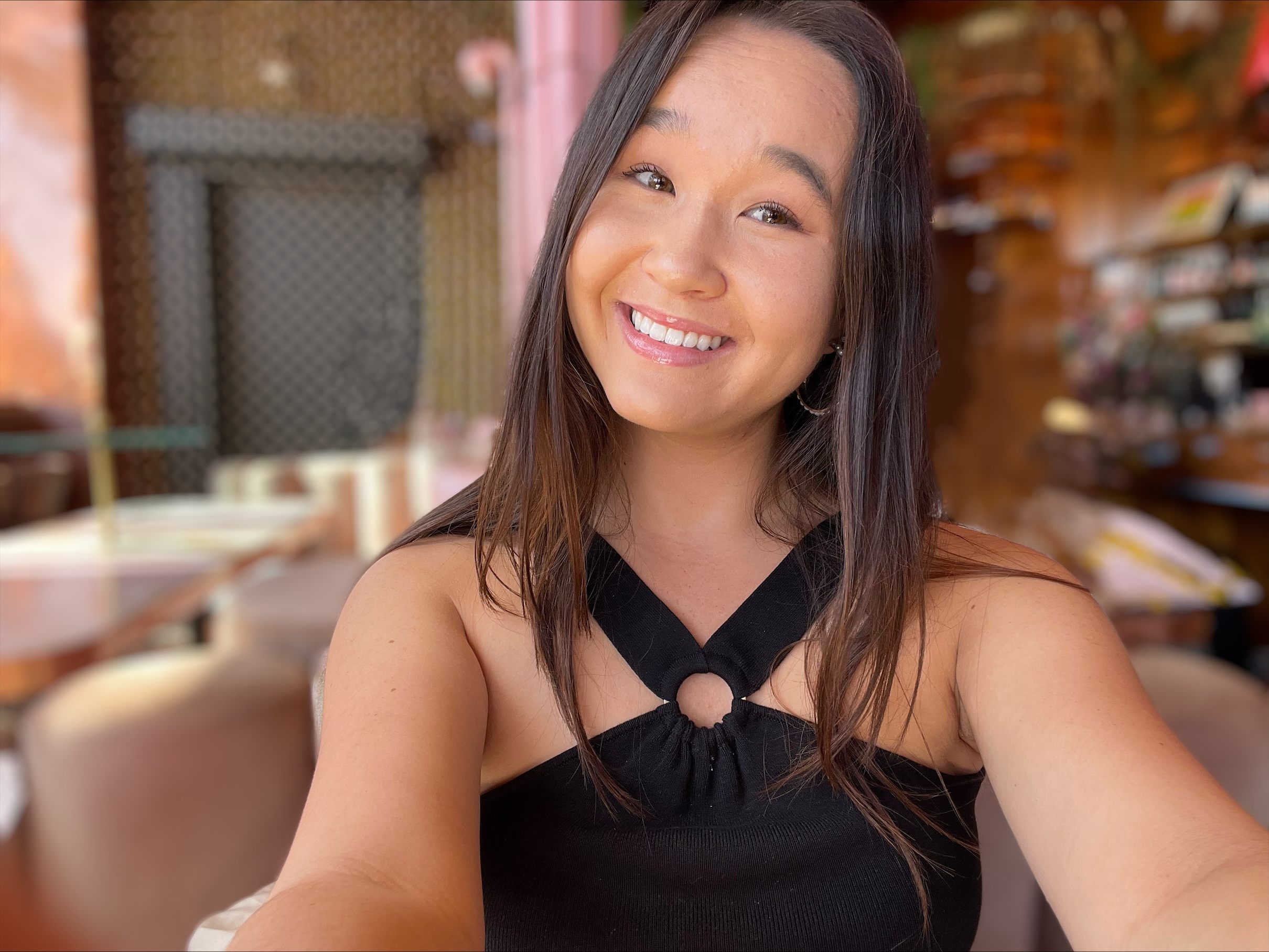 selfie of amanda smiling