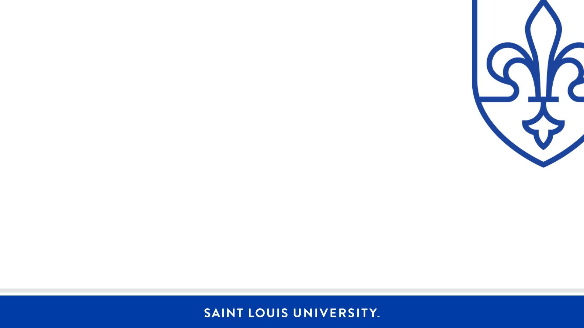 Image showing ADA-compliant SLU PowerPoint template