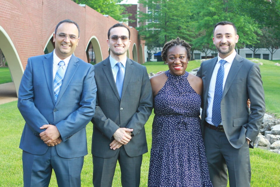 2021 Graduates Alawad, Al-Taee, Ray, and Dhedhi