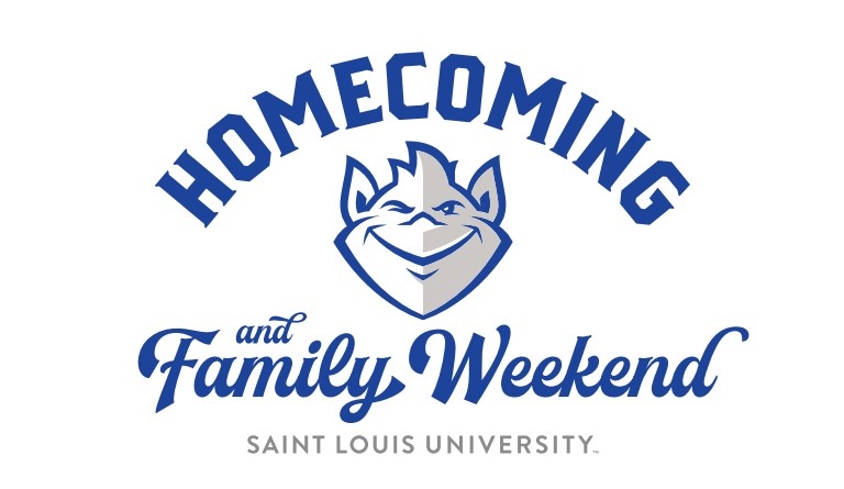 Homecoming Decorative logo for the SLU Homecoming 2025 event