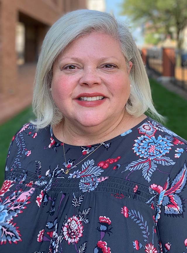 Kristi Richter, M.S.W., LCSW, CDFT, program director for the Master of Social Work program in the School of Social Work at Saint Louis University 