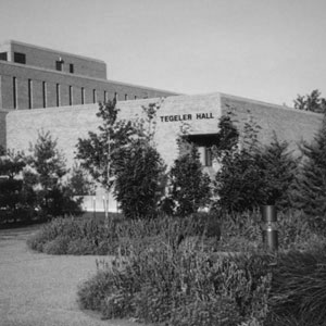 Tegeler Hall is the current home to the School of Social Work.