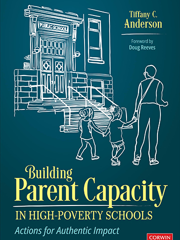 Cover of Anderson's book, Building Parent Capacity in High Poverty Schools
